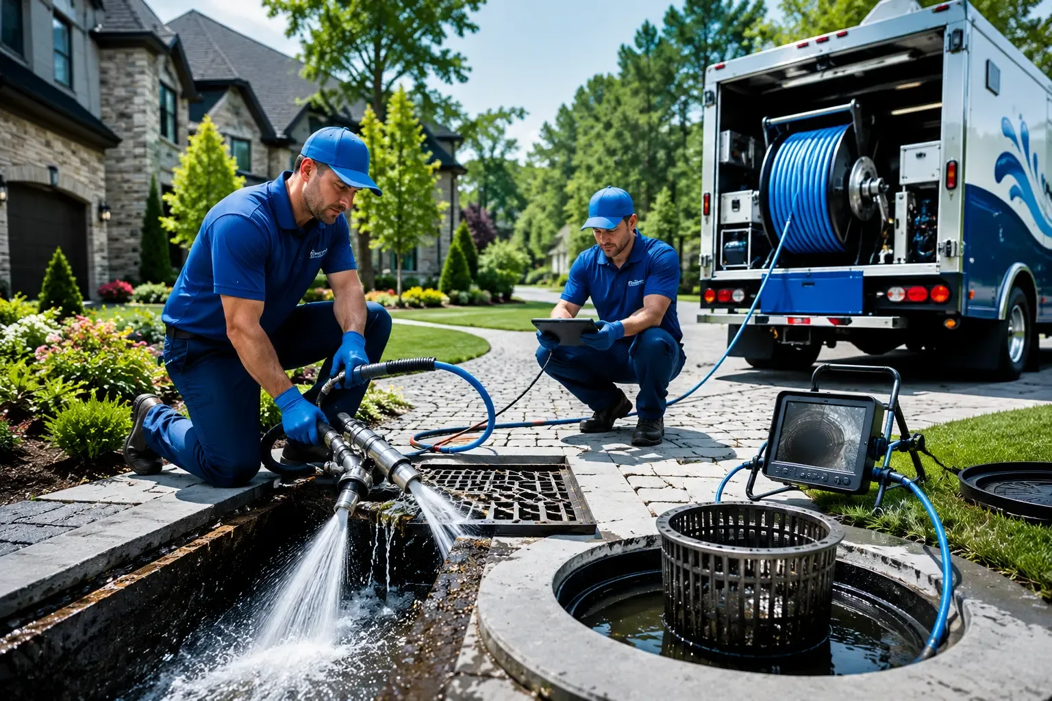 Local outdoor drain cleaning professionals in Hallieford, VA