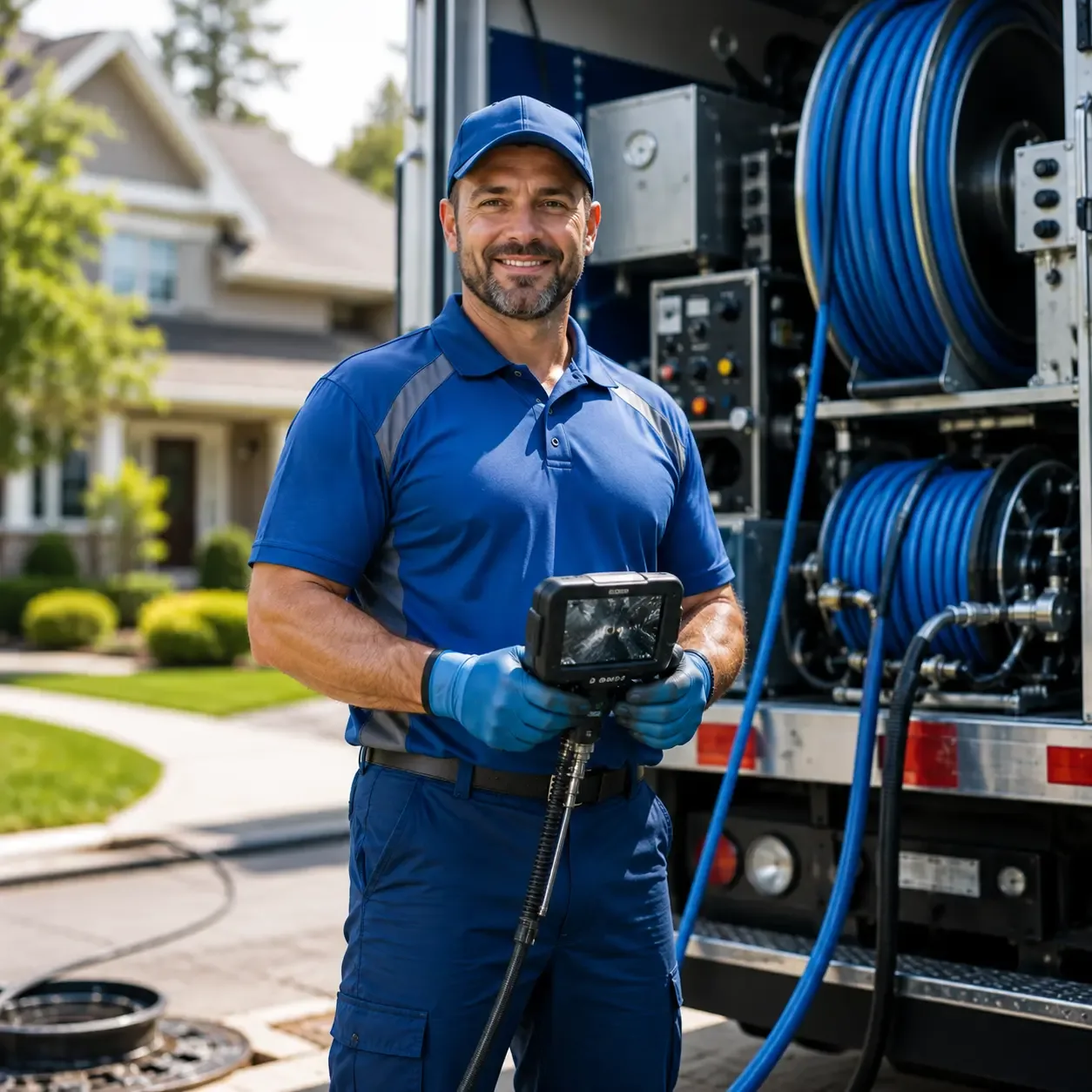Local outdoor drain cleaning specialists in Hallieford, VA